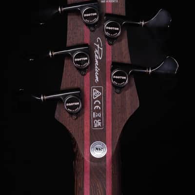 Ibanez SR5A250 SR Premium 5-String Electric Bass - Red, White and Blue image 10