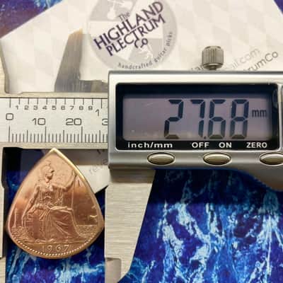**World Cup Special 20% Discount** Two (2) Queen Elizabeth 1966 Penny Coin Guitar Picks. image 4
