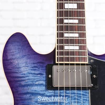 Gibson ES-339 Figured Electric Guitar - Blueberry Burst (ES39F00B9NHd1) image 6