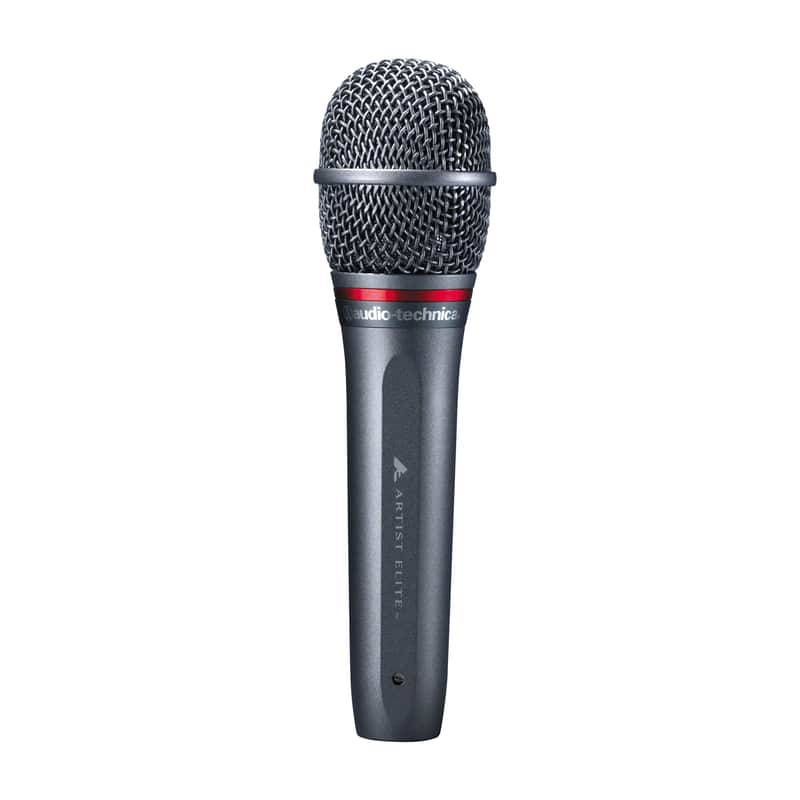 Audio-Technica AE6100 Handheld Hypercardioid Dynamic Mic 2010s - Black image 1