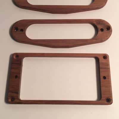 Guilford Genuine Koa H-S-S Flat pickup ring set - USA image 1