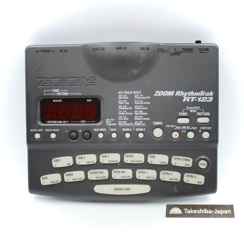 Zoom RT-123 Rhythm Trak 123 Drum Machine Percussion Made in Japan 027419 image 1
