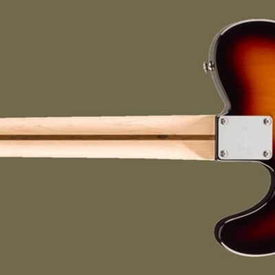 Fender Squier Affinity Series Thinline Telecaster Electric Guitar, 3-Colour Sunburst image 2