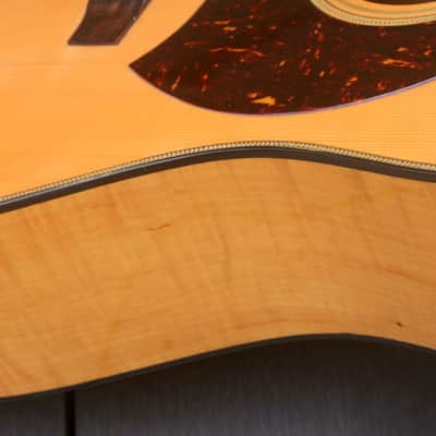 Yamaki YB400 Buffalo Head Dreadnought Guitar Circa 1980 Natural+Hard Case image 16