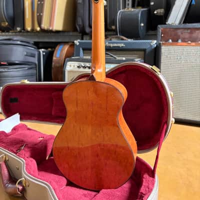 Hive Hornet Tenor Ukulele #13015 – Spruce / Mahogany – Gold Waverly Tuners – Ameritage Case image 8