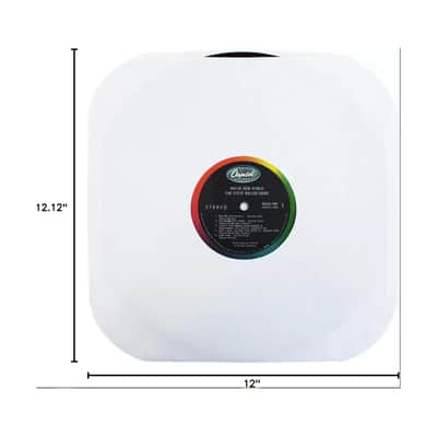(100) Archival Quality Acid-Free Heavyweight Paper Inner Sleeves with Hole for 12" Vinyl Records - Durable 20# Paper - Easy Record Insertion - #12IW image 5