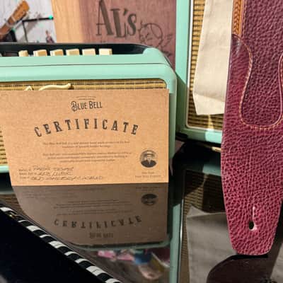 Blue Bell Straps PARIS TEXAS Special Collection EXCLUSIVE for Al’s Music Factory  OLD CHERRY CIERVO image 2