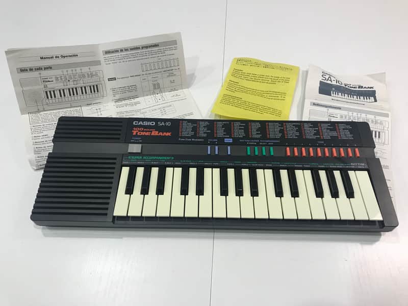 Casio SA-10 Mini Synthesizer (Box and Instructions) 1982-1988