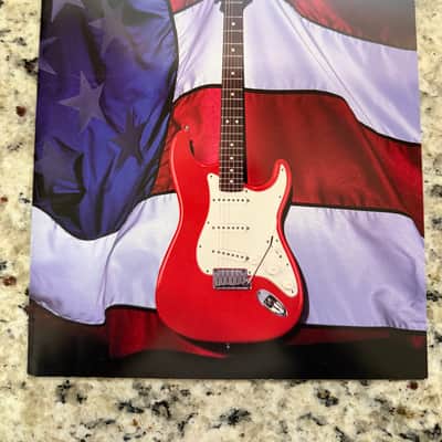 Fender Brochure Catalog 90s-2000s left-handed Stratocaster hardtail Fat American Standard paisley floral Strat Texas special American series telecaster American precision jazz bass five string hot rodded image 1