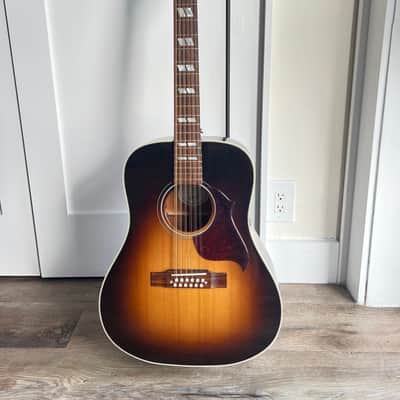 Gibson Hummingbird pro Limited Edition 12 String Acoustic-Electric Guitar Vintage Sunburst 2018 image 1