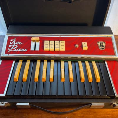 Rheem Kee Bass Combo Organ/Bass Synth 1960s - Red/Black image 2