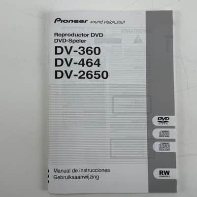 Pioneer DV-360 DVD Player With Original Box - Remote Control - Manual image 14
