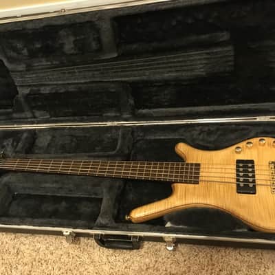 Warwick FNA 5 String Bass 1998 Natural (Wenge Neck / Fingerboard, OHSC) image 13