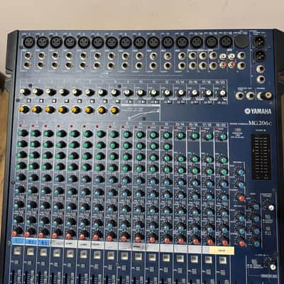 Yamaha MG206C 20 Channel Mixer 2010s - Blue image 7