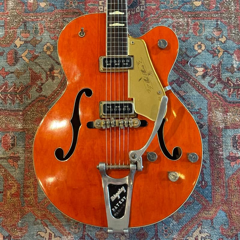 1957 Gretsch 6120 Chet Atkins Hollow Body - Orange image 1