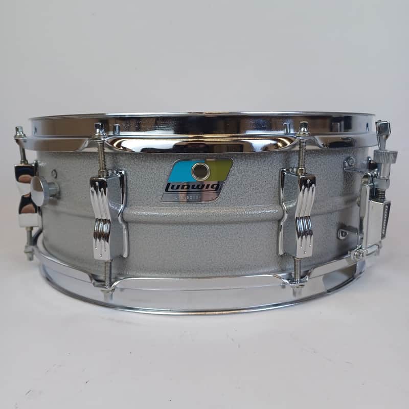 Ludwig 5x14"Acrolite #3130884 Snare Drum B/O 80s Aluminum Shell Vintage USA 8Lug image 1