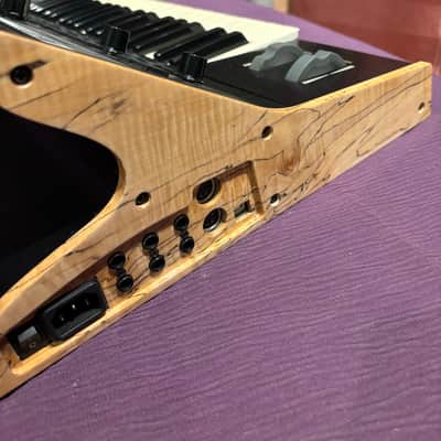 Moog Sub Phatty & Little Phatty、 Stag2 replacement side panels. " Aqua Timber Japanese Horse Chestnut A4 " Oil Gel Glossy finish. image 7