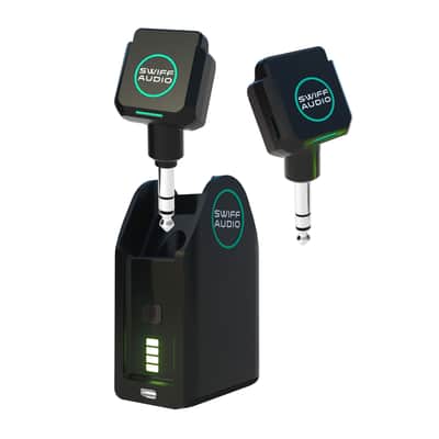 Swiff WX503 5.8GHz Wireless Guitar System with Charging Case, Wireless Transmitter Receiver,price include the import duty for US buyer image 1