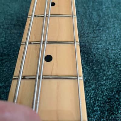 Fender Player Jazz Bass, Tidepool, '22, DiMarzio pups, Darkglass 18v preamp image 4