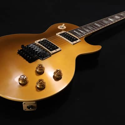 MINT Gibson Custom Dealer Select Les Paul Axcess Standard Floyd Rose Electric Guitar - Gold Top, VOS USED 831 image 7
