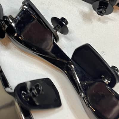 Tama Superstar Birch Black Nickel Lugs (6) with hardware image 11