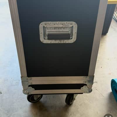 Pro X Case  Amplifier Road Case 212 Combo road case Mid -90s  - Black / Mill finish image 2