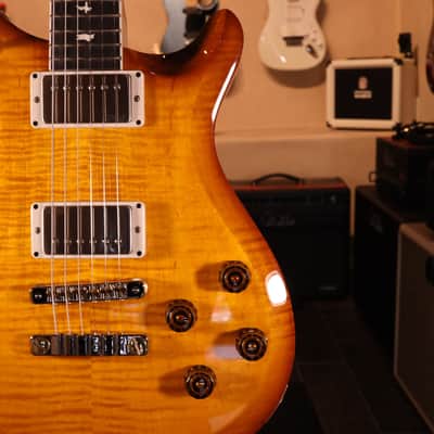 PRS S2 McCarty 594  Electric Guitar Honey Gold Burst -6540 image 4