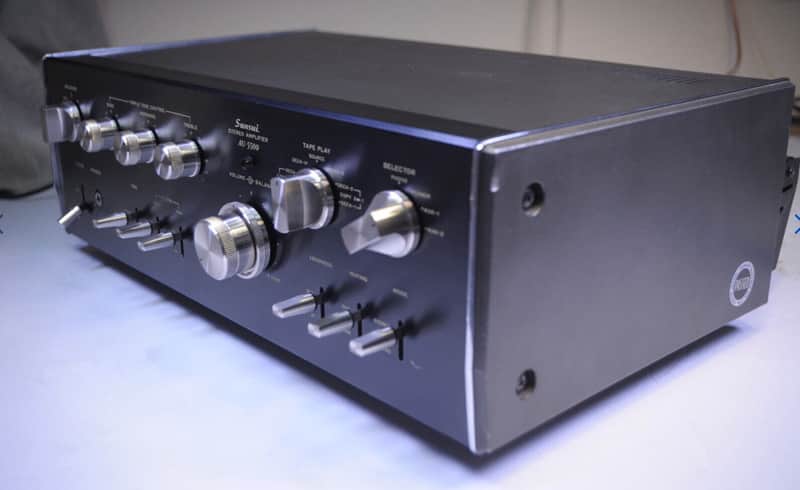 Sansui AU-5500 stereo integrated amplifier serviced, tested with