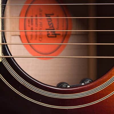 Gibson J-185 Custom Shop Red Spruce Flat Top Acoustic Guitar (2015), ser. #12015066, original black hard shell case. image 13