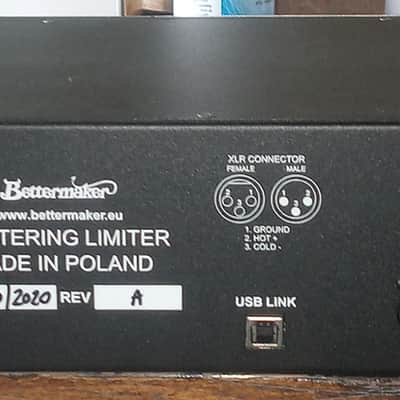 Bettermaker Mastering Limiter 2017 - 2021 - Black / Silver image 3
