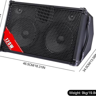 120W Professional Acoustic Guitar Amp with Bluetooth & PA System | 7 Inputs, Studio-Grade Reverb/Chorus/Delay, 3-Band EQ image 2