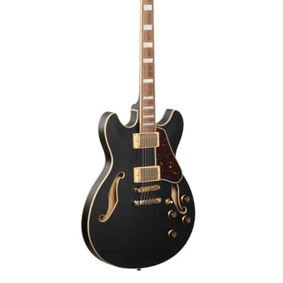 Ibanez Artcore AS73G Semihollow Guitar Black Flat image 8