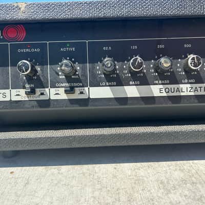 Sunn Coliseum-300 300-Watt Bass Amplifier Head 1980s - Black image 4