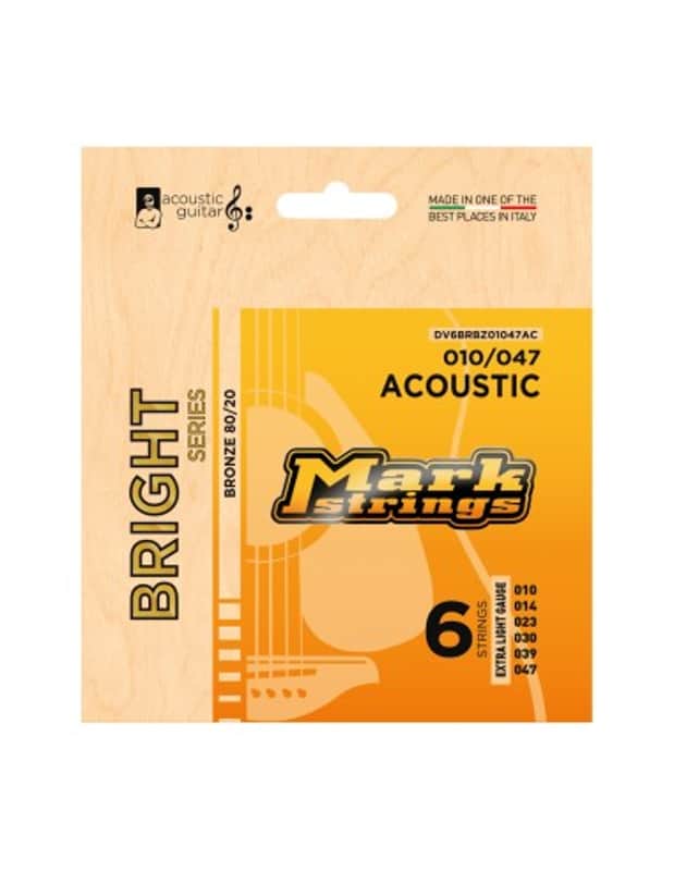 Mark Strings Bright Acoustic 010/047 image 1