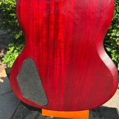 Gibson SG Special, Mississippi Queen P90s and rare block inlay Rosewood Fretboard and super rare factory block Fretboard inserts. herry image 5