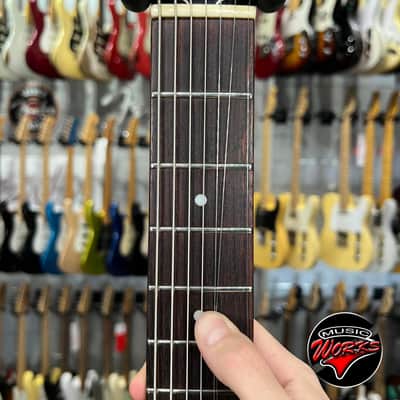 Epiphone   Korina Flying V 7 Corde Black + Invader + Gibson Wiring image 5
