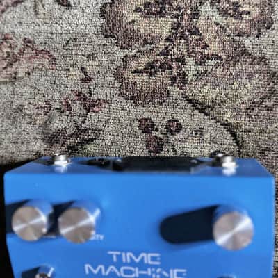 Keeley Time Machine Boost 2015s - Blue, White With Aluminum Knobs and Switches image 5