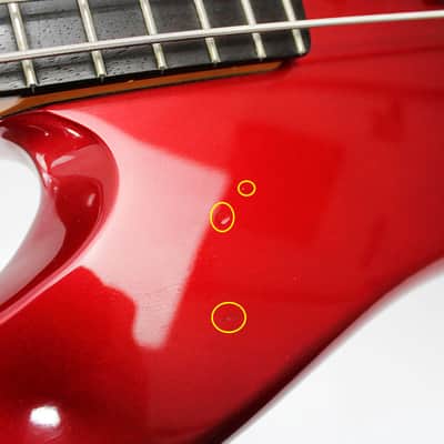 1989 Fender Contemporary Power Jazz Bass Special - Candy Apple Red image 10