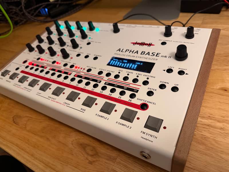 JoMox Alpha Base Mk ii Analog Drum Synthesizer 2024 - Present - White / Natural image 1