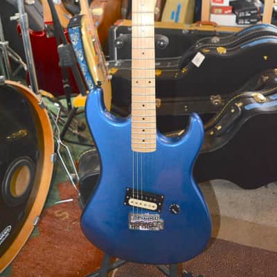 Kramer Barretta Special in Candy Blue, w/New Black Dunlop Straploks & New Black Hardshell Case image 2