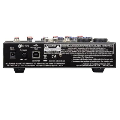 Peavey PV 6 BT 6 Channel Compact Mixer with Bluetooth image 2