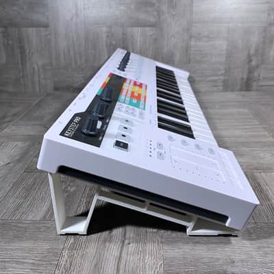 20º Angle Stand for Arturia Keystep PRO - Color WHITE - by KZcraftworks - USA image 2