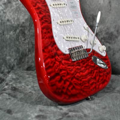 Fender Hybrid II Stratocaster Killer Quilt Maple Top Cherry Red w FAST Same Day Shipping image 7