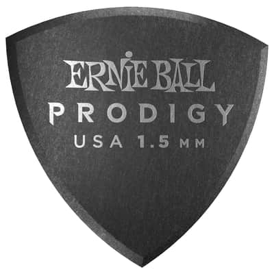Ernie Ball Prodigy Shield 1,5 mm Black (6 Pack) image 1