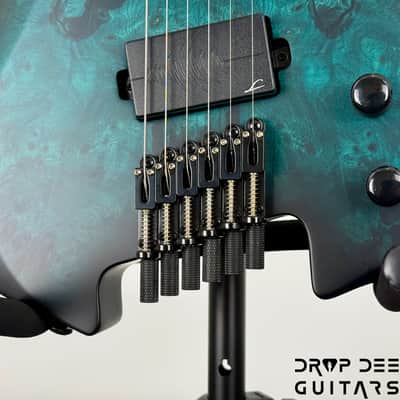 Legator Ghost G6FSS Multiscale Headless Electric Guitar w/ Bag - Dark Sapphire image 7