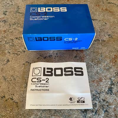Boss CS-2 Compression Sustainer MADE IN JAPAN Black Label Near MINT 1986 image 14