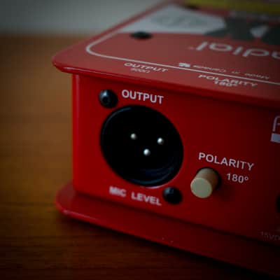 Radial JDX Reactor Amplifier Direct Box 2010s - Red image 6