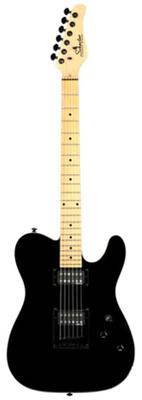 Schecter PT Standard Maple Fingerboard Electric Guitar Black image 1