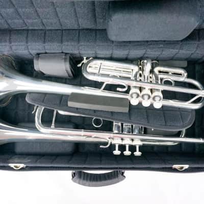 Marcus Bonna Case for 2 Piston Trumpets - Black Nylon image 3