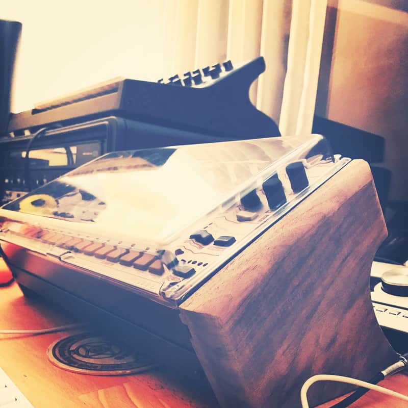 DIY Custom Built Black Walnut Stand for Elektron Products image 1